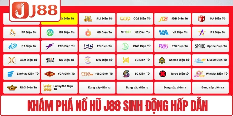 Khám phá Nổ hũ J88 sinh động hấp dẫn